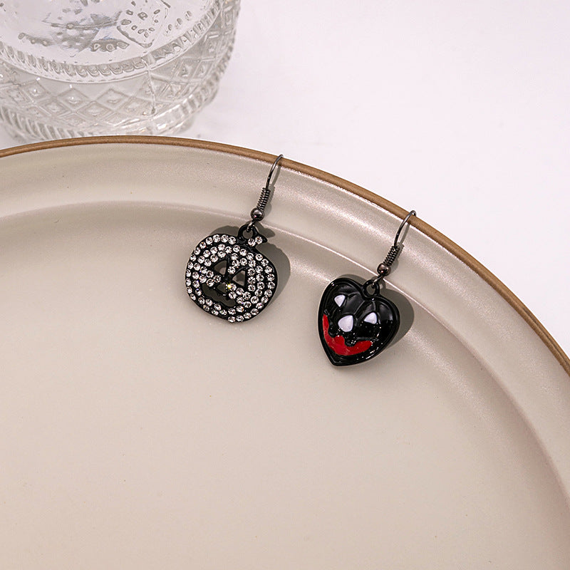 Wholesale Halloween Party Funny Ghost Spider Web Earrings
